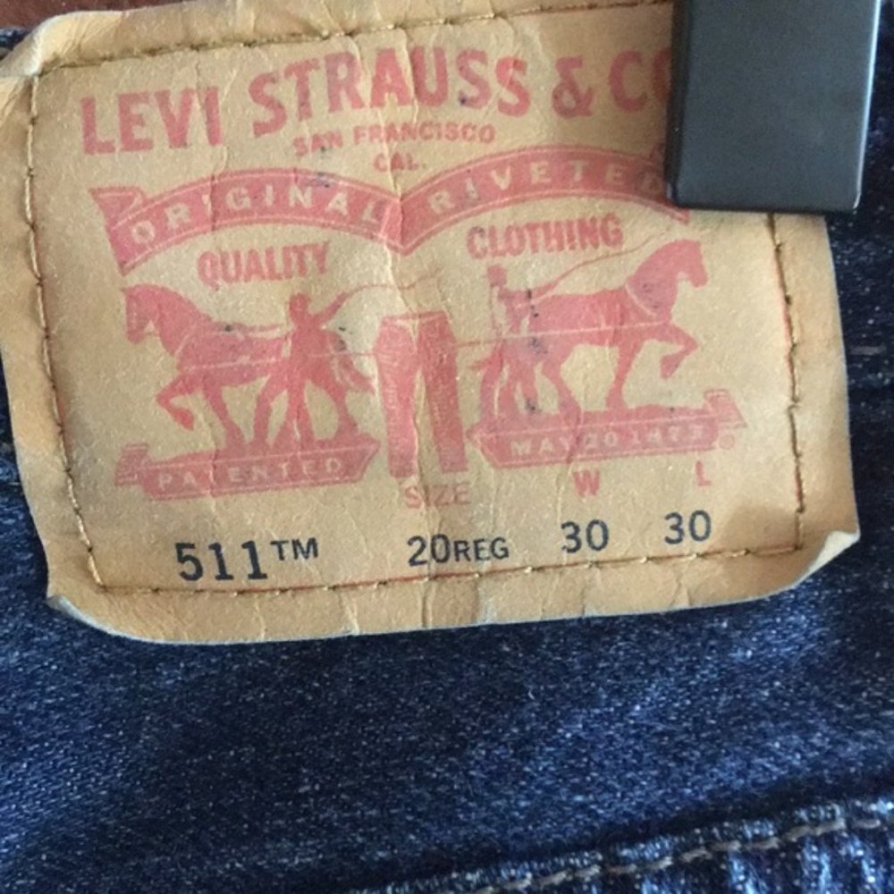 Levi’s 511 Cutoffs Denim Shorts High Rise - Picture 5 of 9